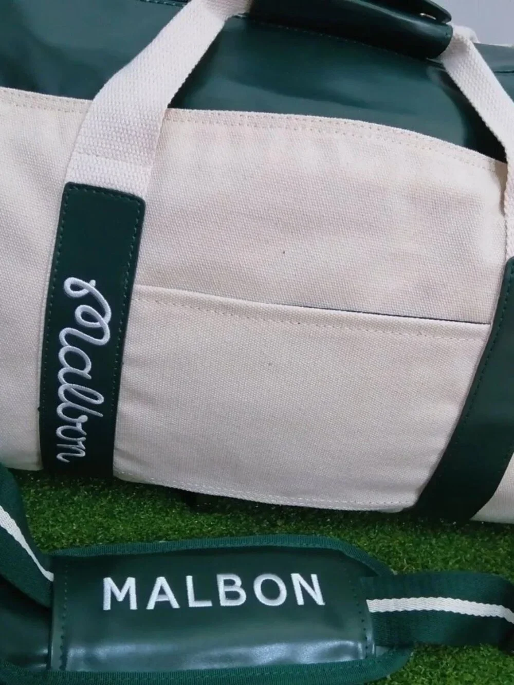 Malbon Golf Garment Bag With Shoulder Strap Sports Travel